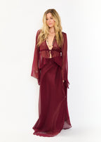 Solstice Maxi Wrap Skirt
