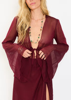 Solstice Tie Front Top