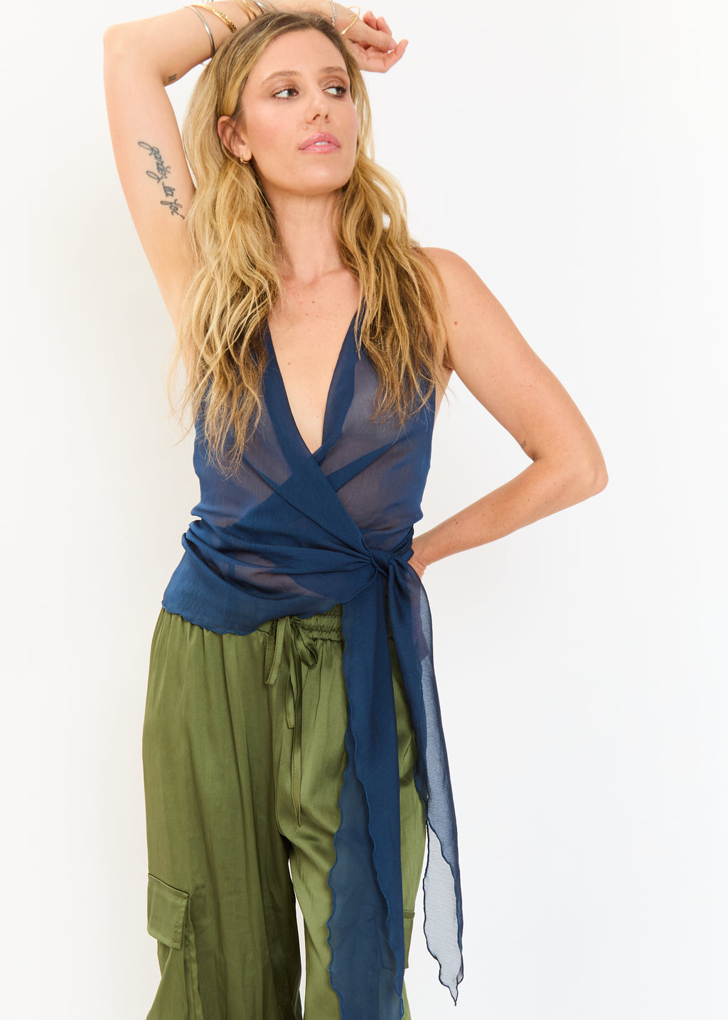 Luna Wrap Halter Top