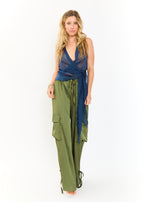 Luna Wrap Halter Top