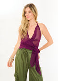 Sol Wrap Halter Top