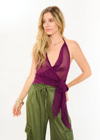 Sol Wrap Halter Top