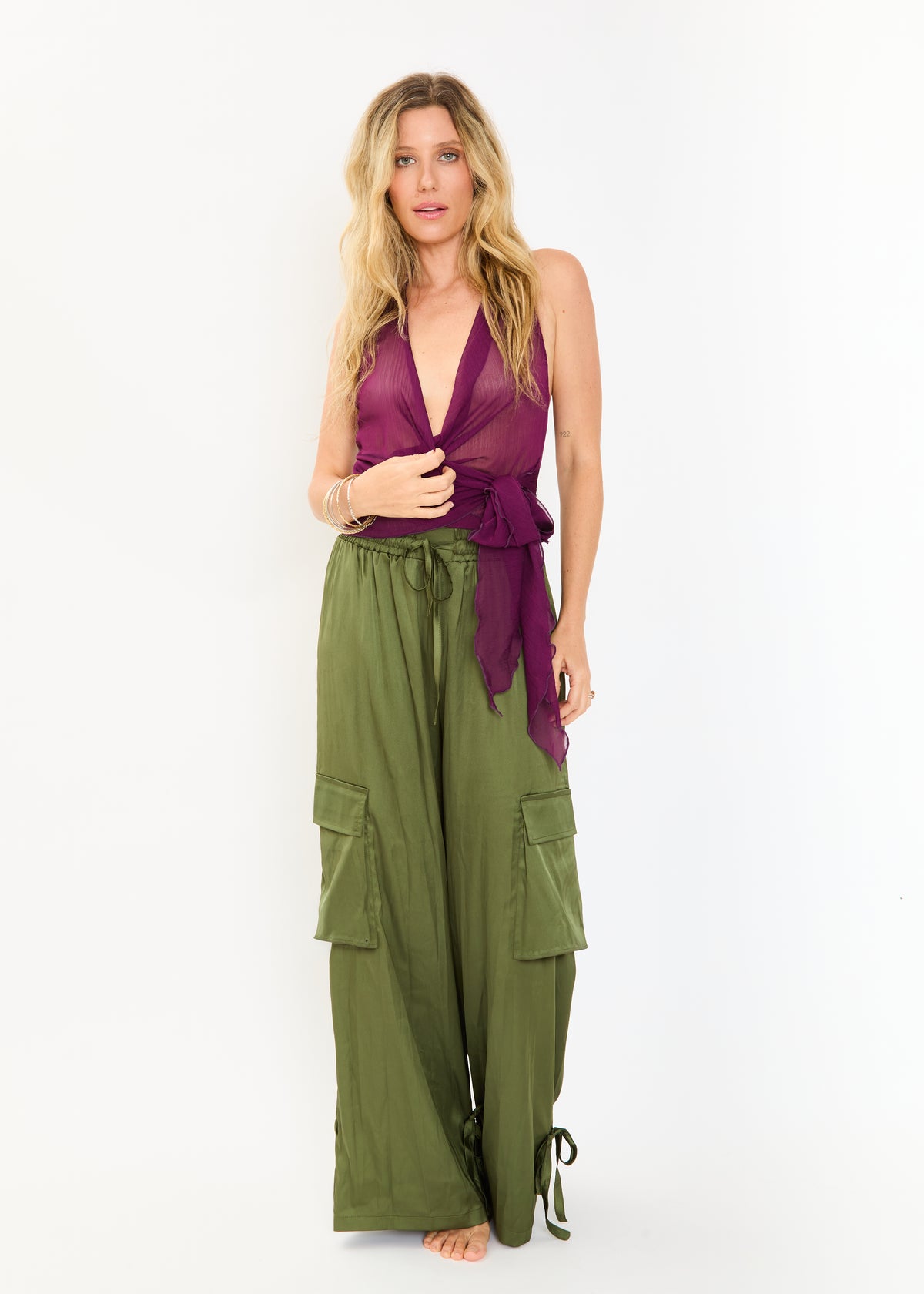 Sol Wrap Halter Top
